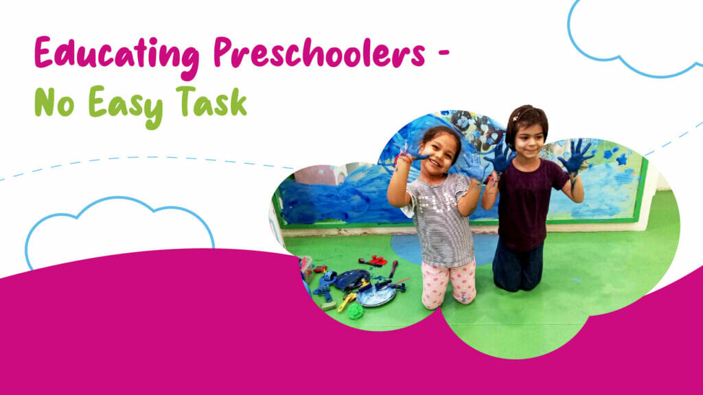 Educating Preschoolers - No Easy Task blog- Little Big World