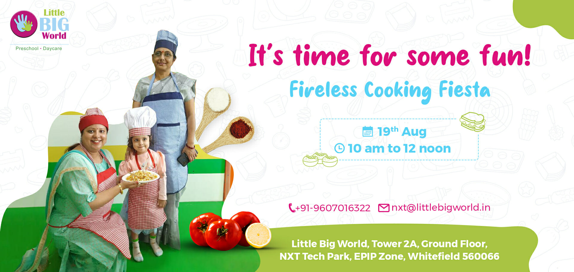 Fireless Cooking Fiesta Event - Bangalore- Little Big World