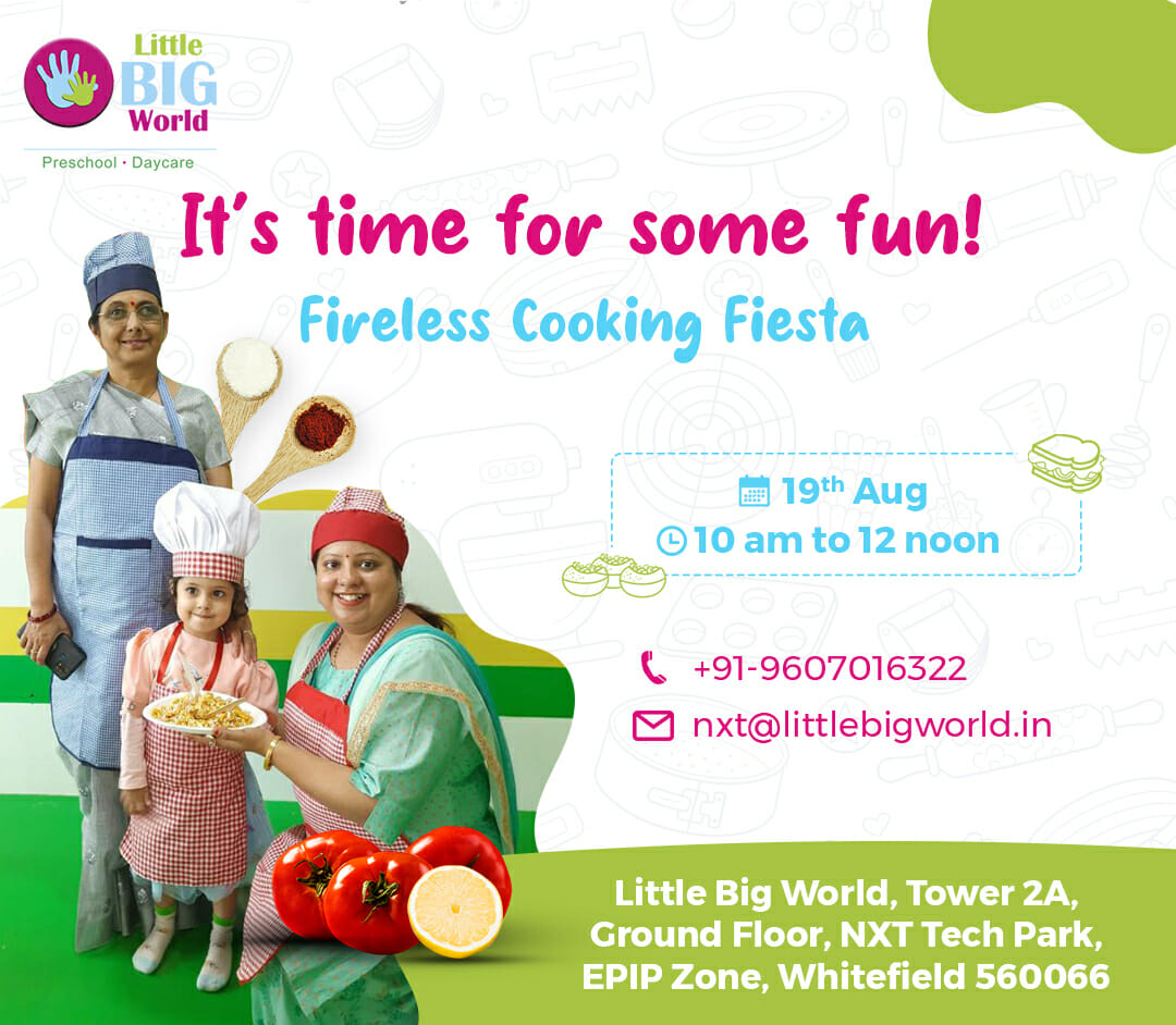 Fireless Cooking Fiesta Phone banner- Bangalore- Little Big World