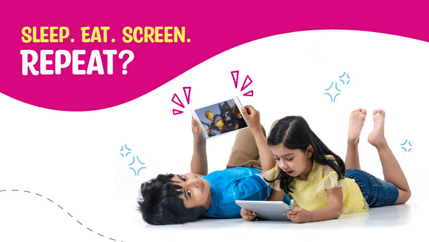 The new order for children - Eat. Sleep. Screen. Repeat -Little Big World