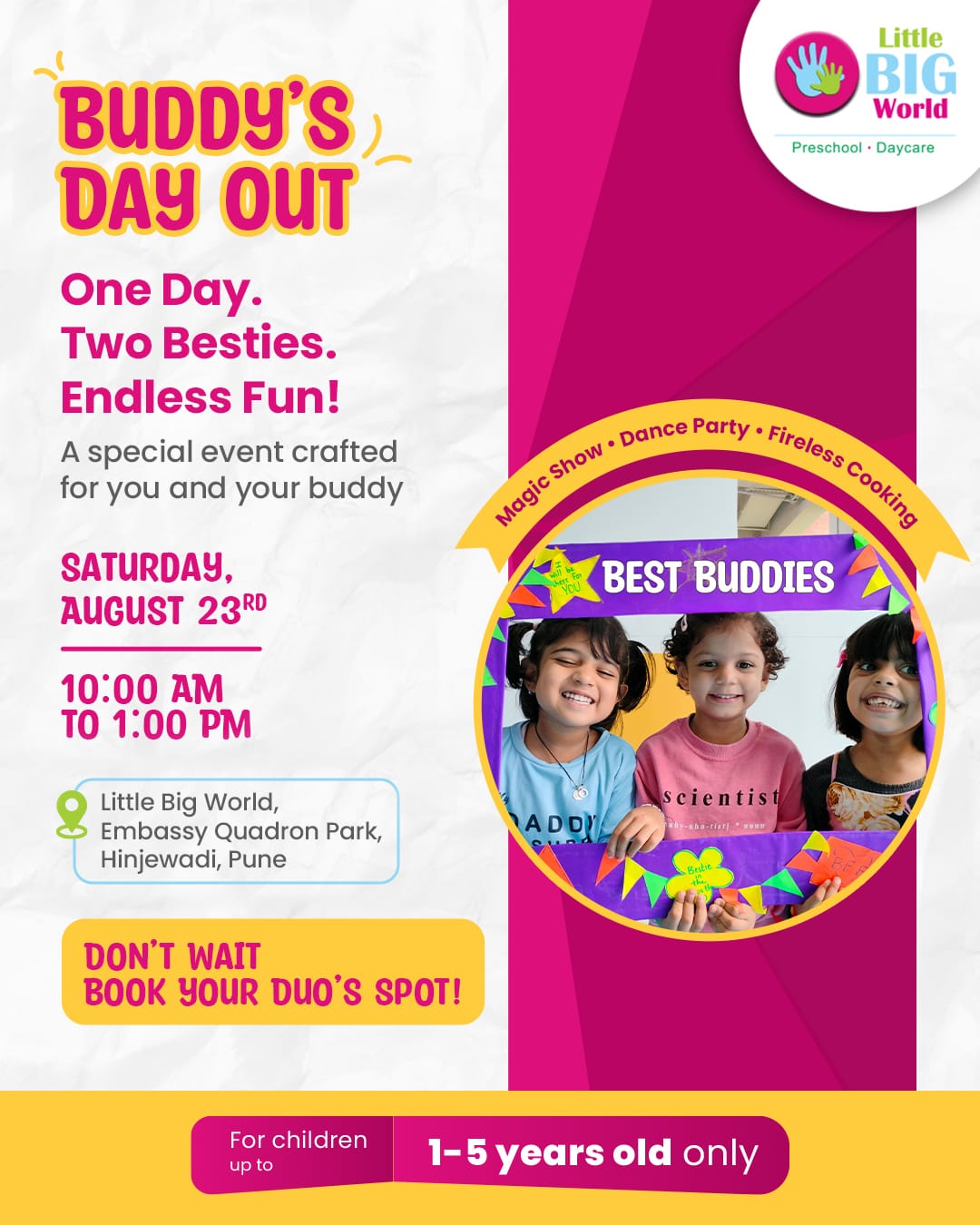 Buddys Day Out at Little Big World Preschool & Daycare - Hinjewadi-mobile1