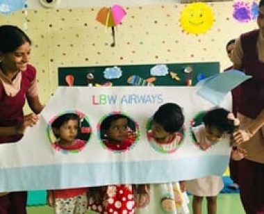 We are The Little Big World Airlines –Look at our crew!